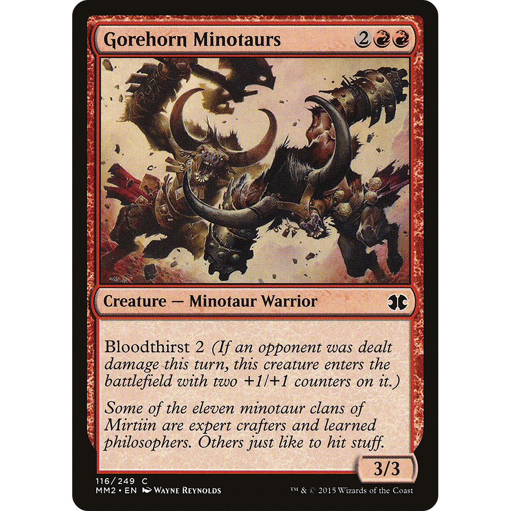 Gorehorn Minotaurs (MM2-116) - Modern Masters 2015