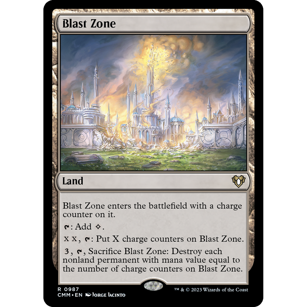 Blast Zone (CMM-987) - Commander Masters