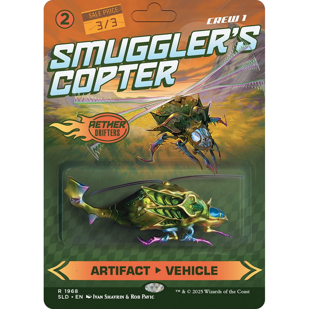 Smuggler's Copter (SLD-1968) - Secret Lair Drop (Borderless) Foil