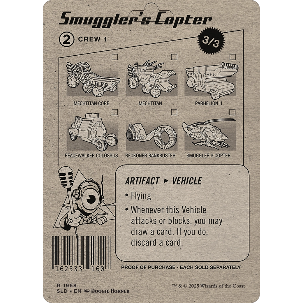 Smuggler's Copter (SLD-1968) - Secret Lair Drop (Borderless)