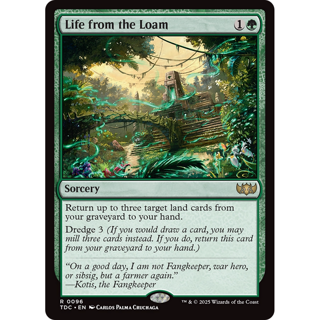Life from the Loam (TDC-096) - Commander: Tarkir: Dragonstorm