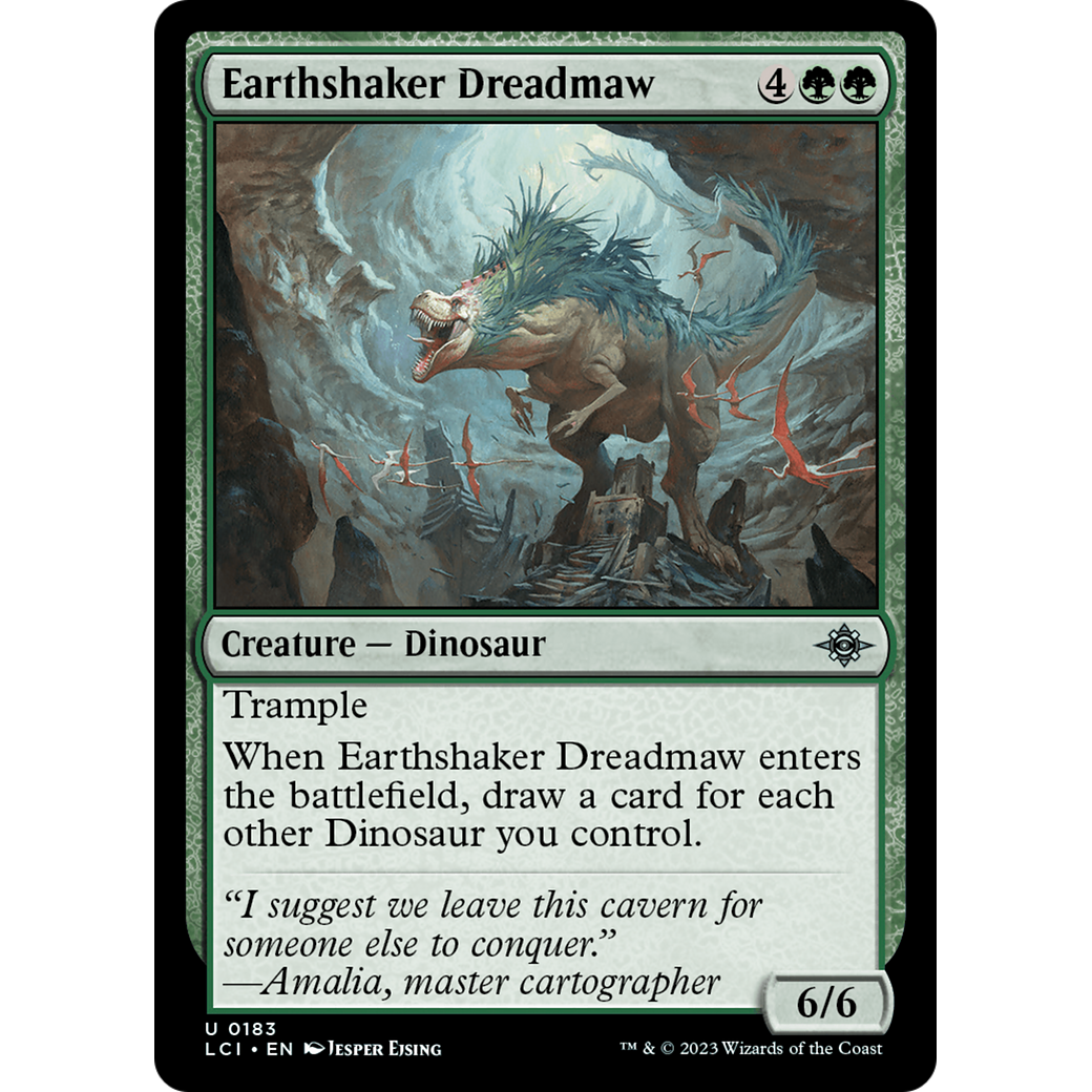 Earthshaker Dreadmaw (LCI-183) - The Lost Caverns of Ixalan Foil