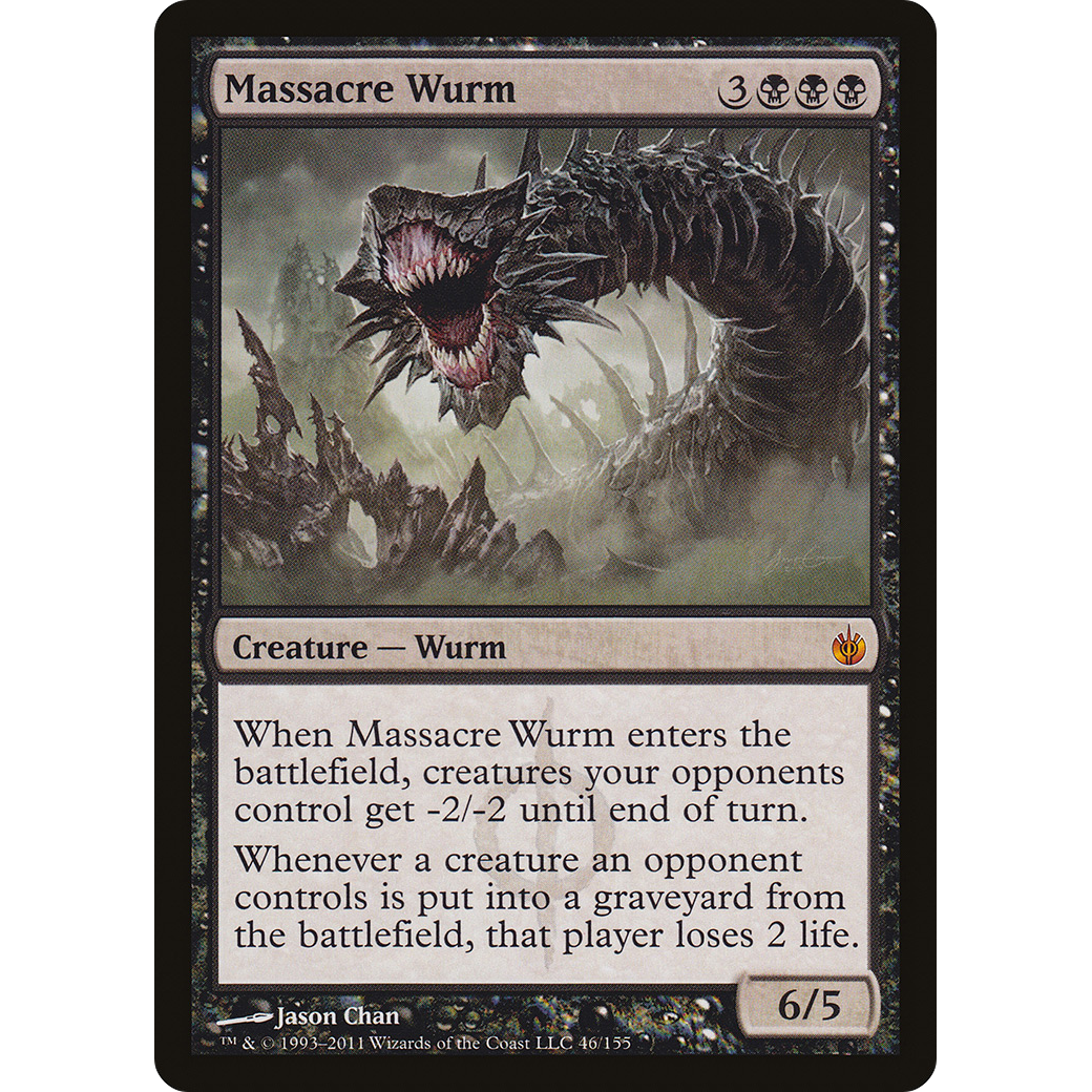 Massacre Wurm (MBS-046) - Mirrodin Besieged