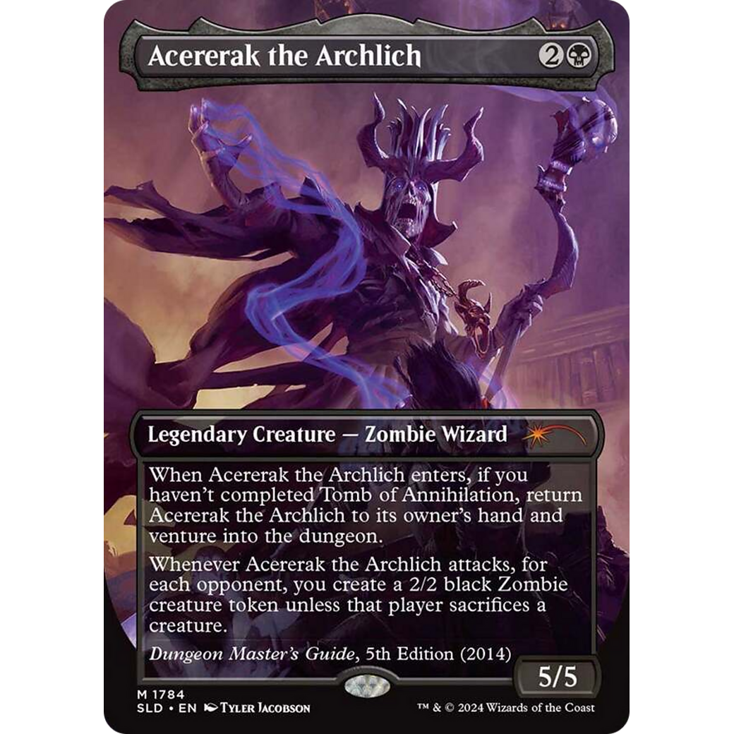 Acererak the Archlich (SLD-1784) - Secret Lair Drop (Borderless)