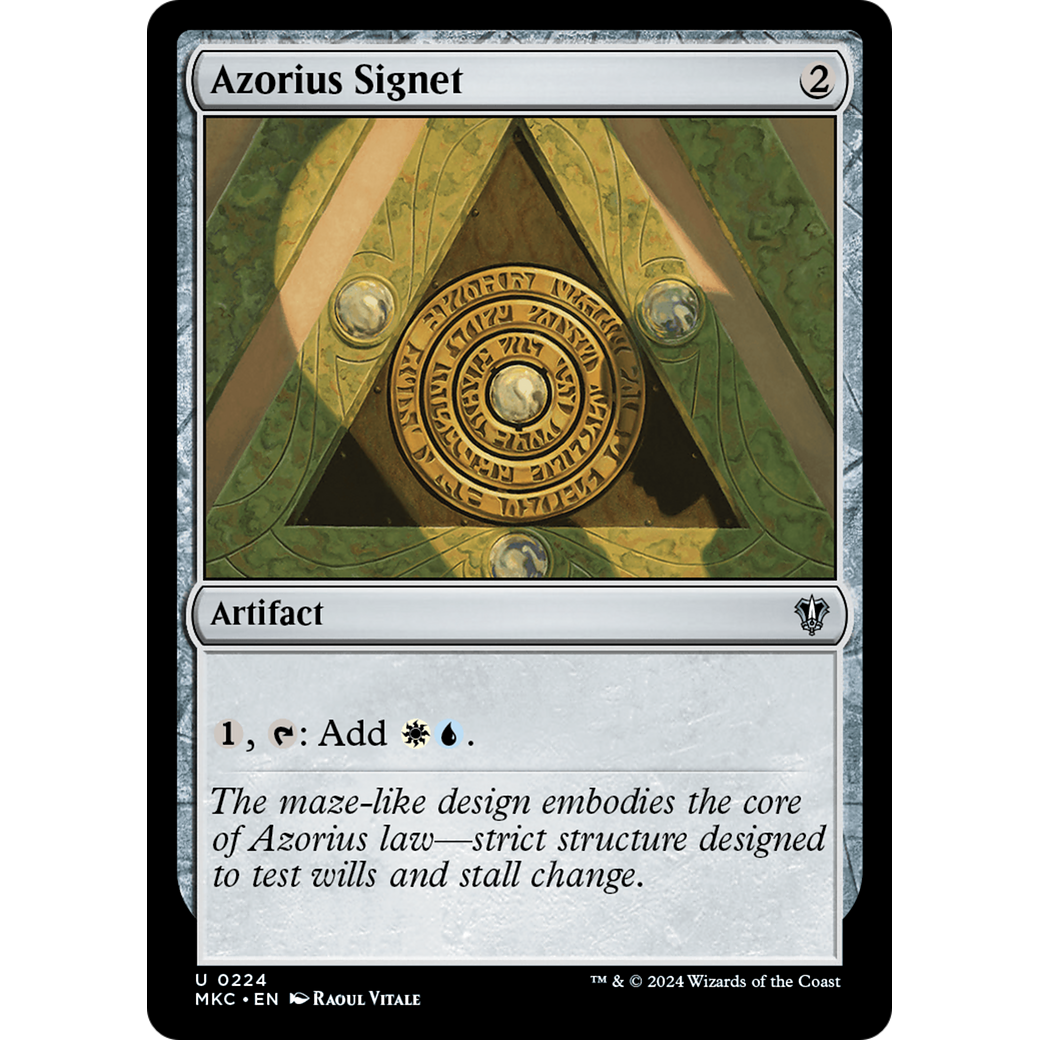 Azorius Signet (MKC-224) - Murders at Karlov Manor Commander