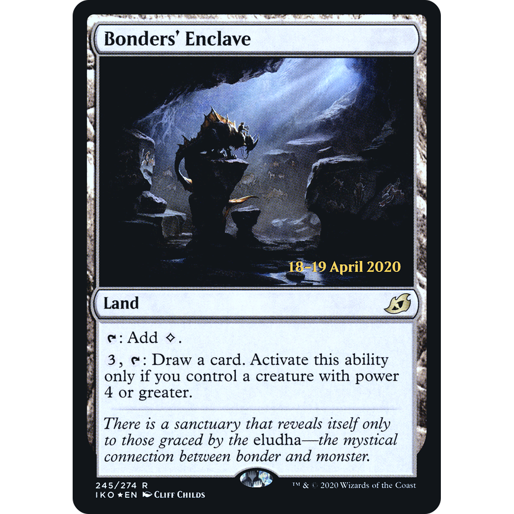 Bonders' Enclave (PRE-245) - Ikoria: Lair of Behemoths Promos Foil