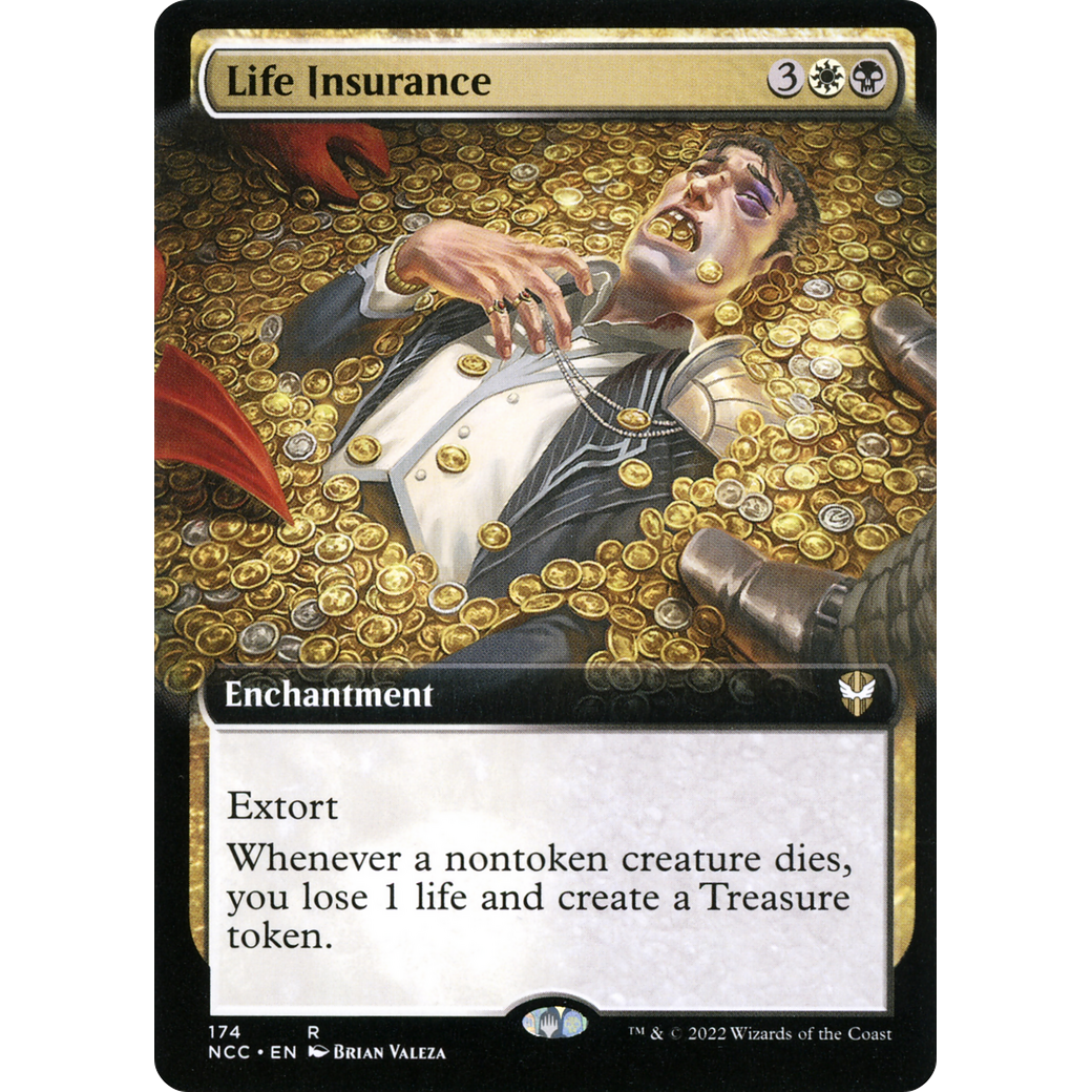 Life Insurance (Extended Art) (NCC-174) - New Capenna Commander: (Extended Art)