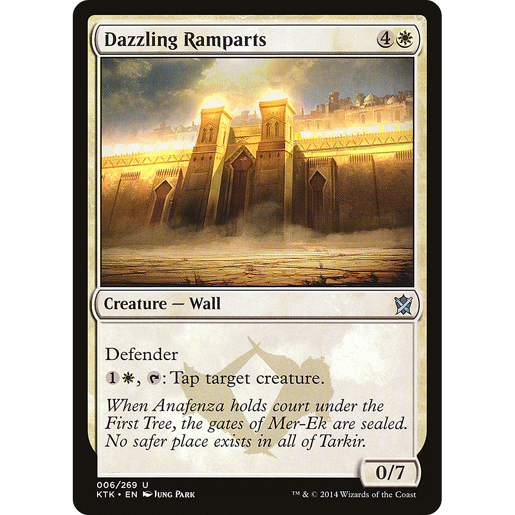 Dazzling Ramparts (KTK-006) - Khans of Tarkir
