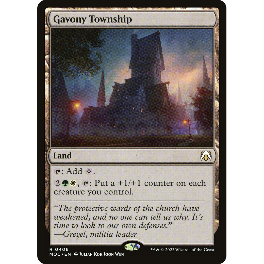 Gavony Township (MOC-406) - March of the Machine Commander