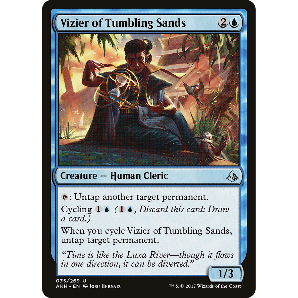 Vizier of Tumbling Sands (AKH-075) - Amonkhet