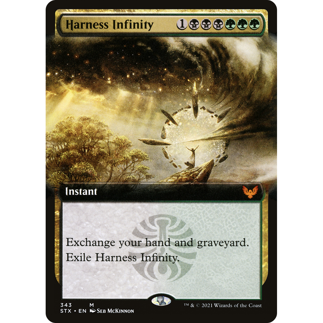 Harness Infinity (Extended Art) (STX-343) - Strixhaven: School of Mages: (Extended Art)