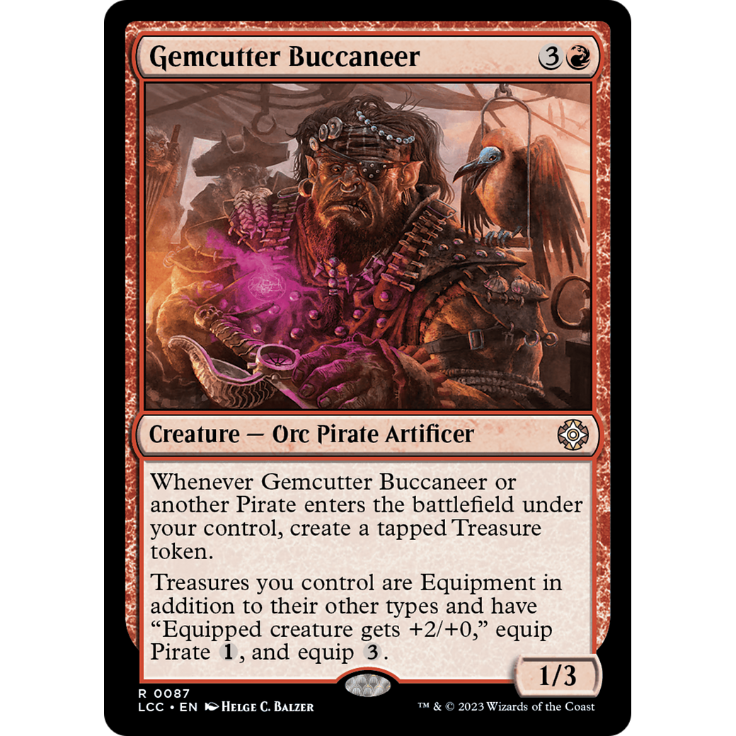 Gemcutter Buccaneer (LCC-087) - The Lost Caverns of Ixalan Commander
