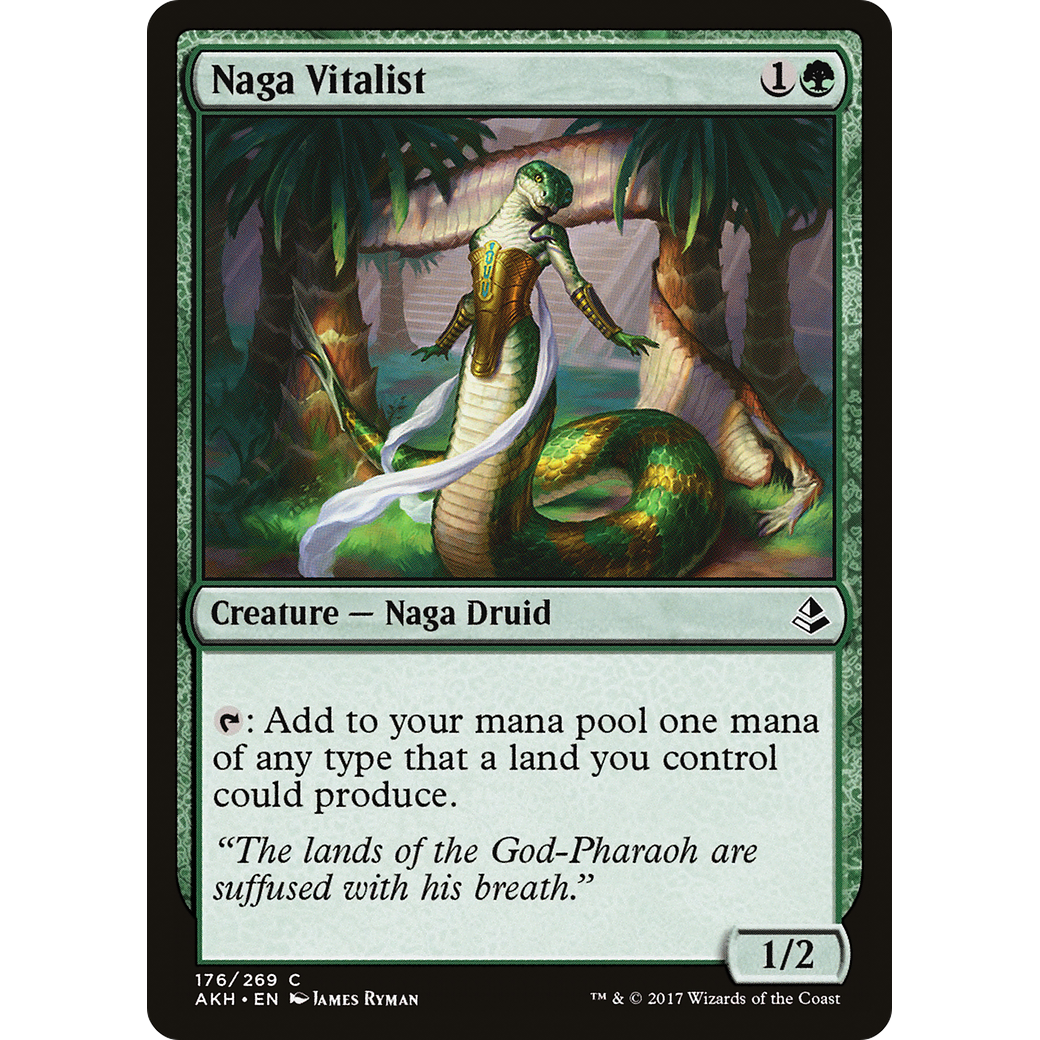 Naga Vitalist (AKH-176) - Amonkhet Foil