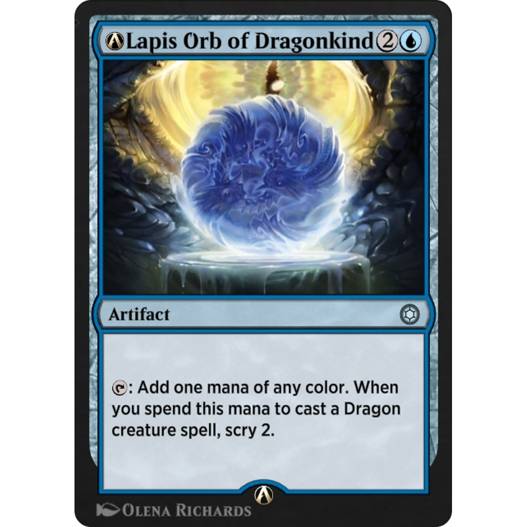 A-Lapis Orb of Dragonkind (HBG-A-127) - Alchemy Horizons: Baldur's Gate