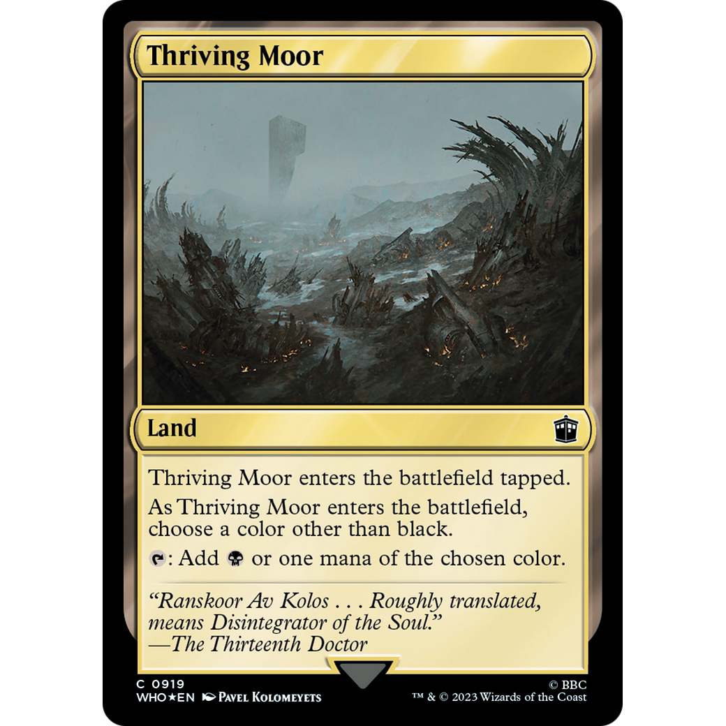 Thriving Moor (Surge Foil) (WHO-919) - Doctor Who Foil