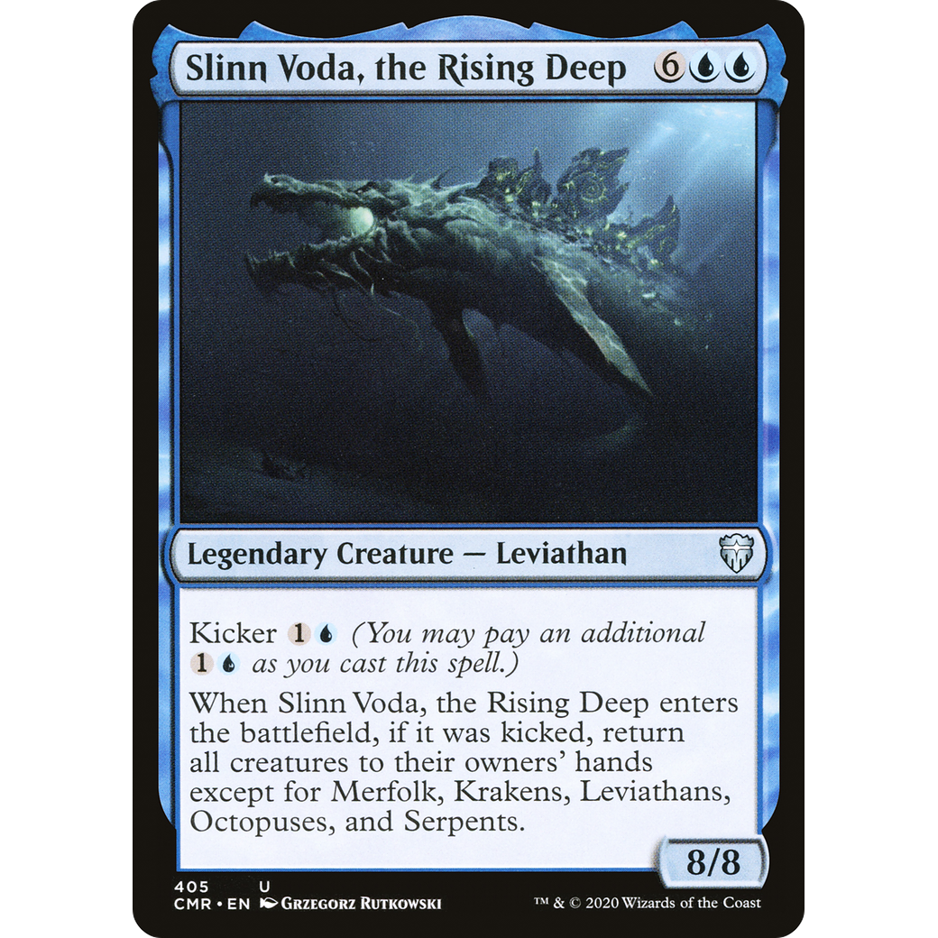 Slinn Voda, the Rising Deep (CMR-405) - Commander Legends