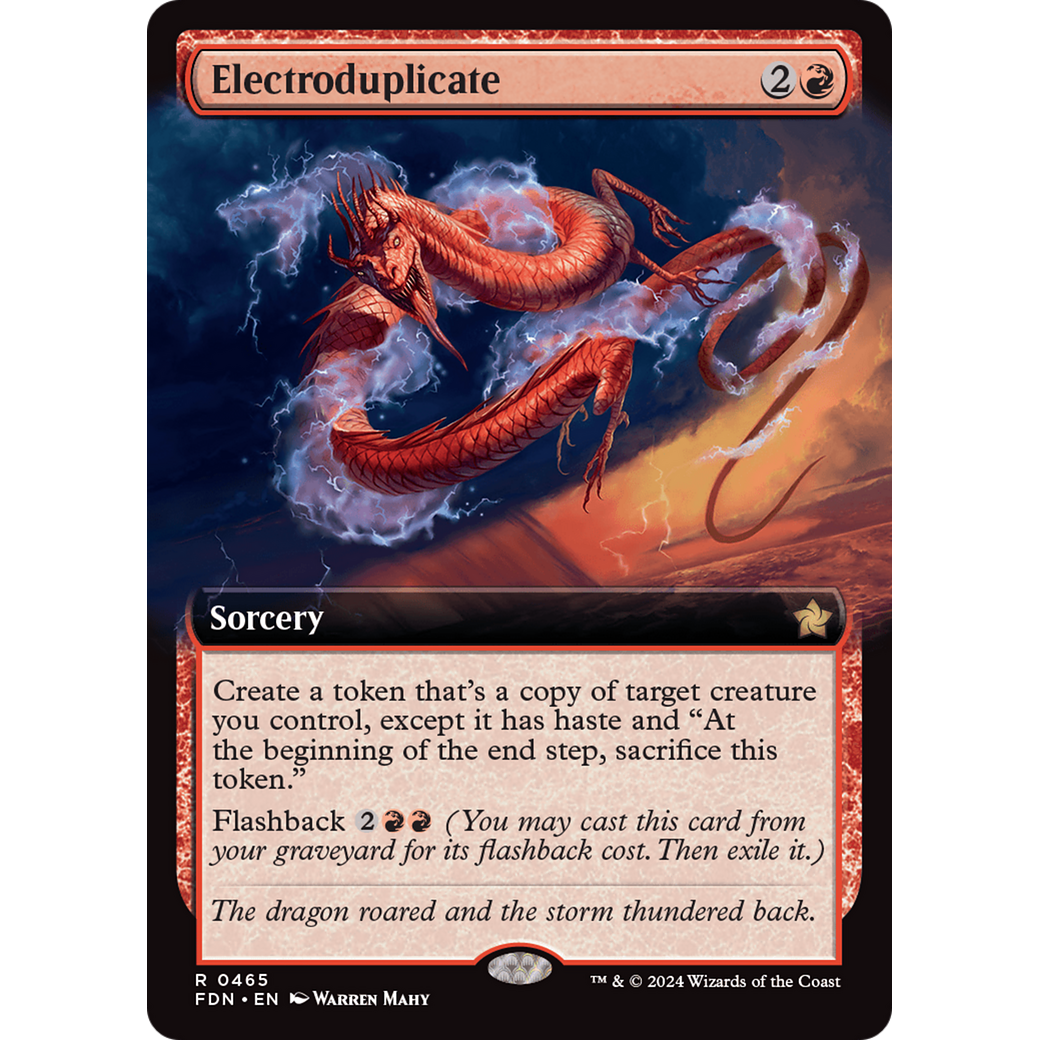 Electroduplicate (FDN-465) - Foundations: (Extended Art) Foil