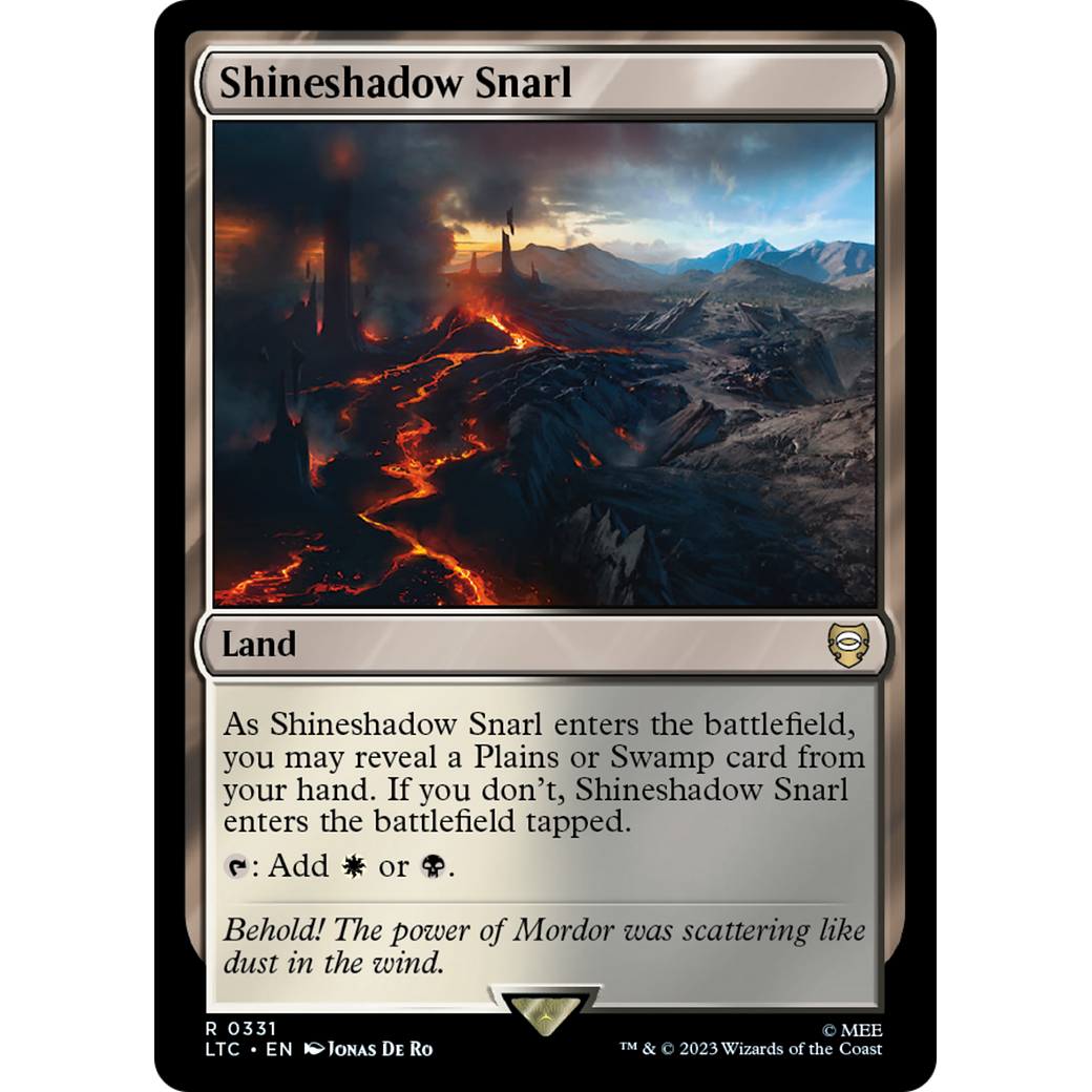 Shineshadow Snarl (LTC-331) - Tales of Middle-earth Commander