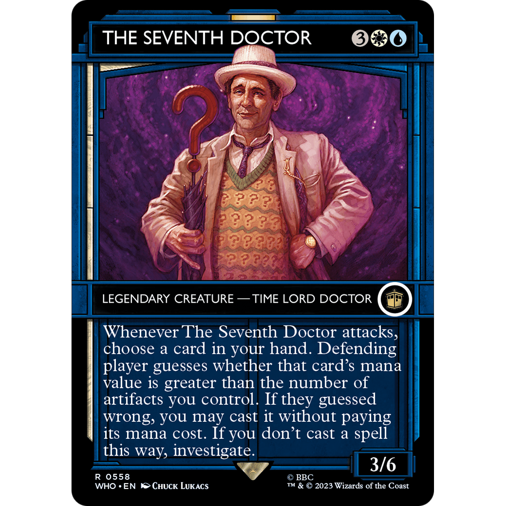 The Seventh Doctor (Showcase) (WHO-558) - Doctor Who: (Showcase) (Borderless)