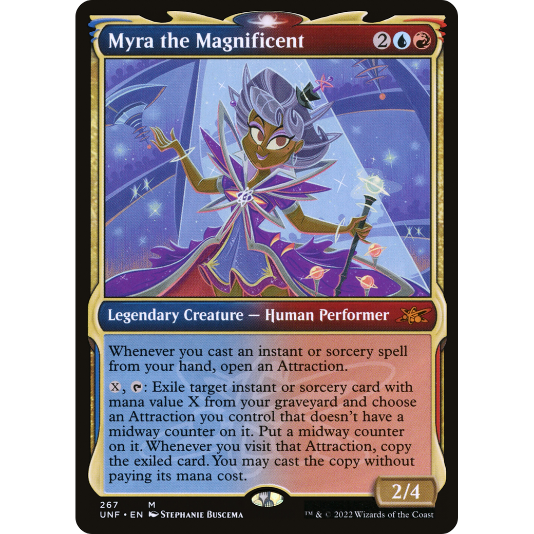 Myra the Magnificent (Showcase) (UNF-267) - Unfinity: (Showcase)