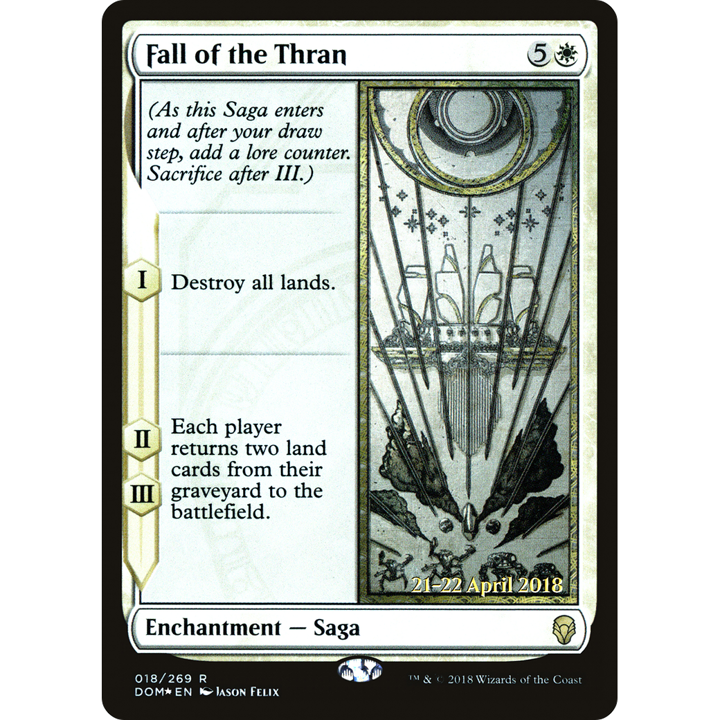 Fall of the Thran (PRE-018) - Dominaria Promos Foil