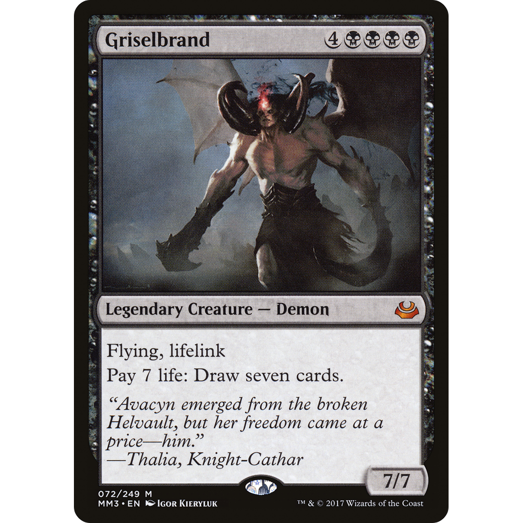 Griselbrand (MM3-072) - Modern Masters 2017