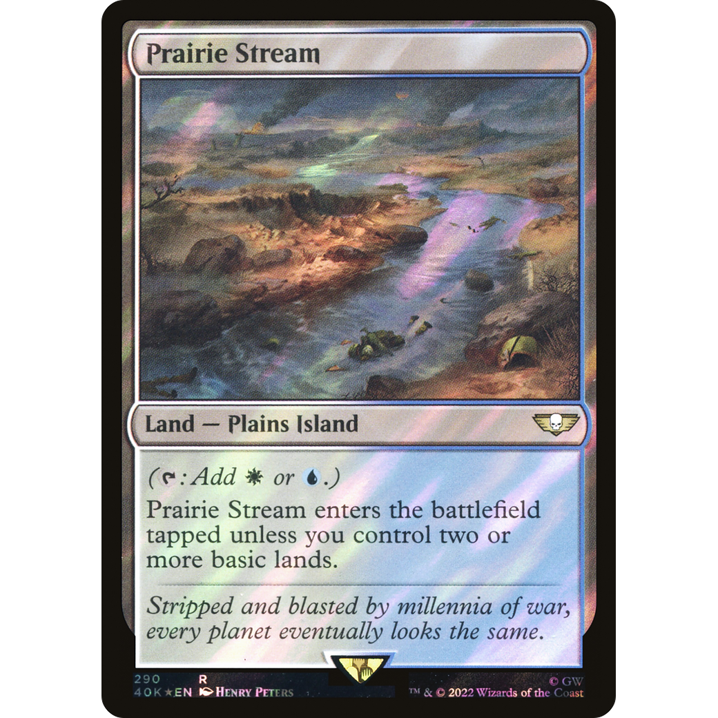 Prairie Stream (40K-290) - Warhammer 40,000 Commander Foil