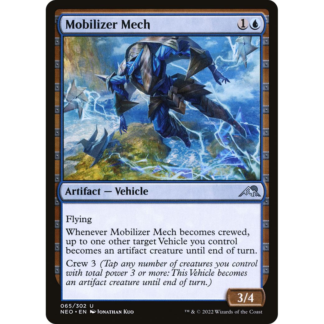 Mobilizer Mech (NEO-065) - Kamigawa: Neon Dynasty Foil
