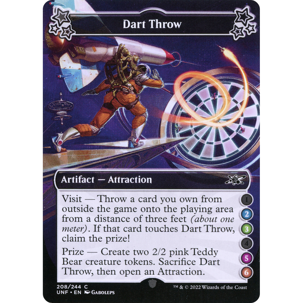 Dart Throw (2-3-5-6) (UNF-208) - Unfinity Foil
