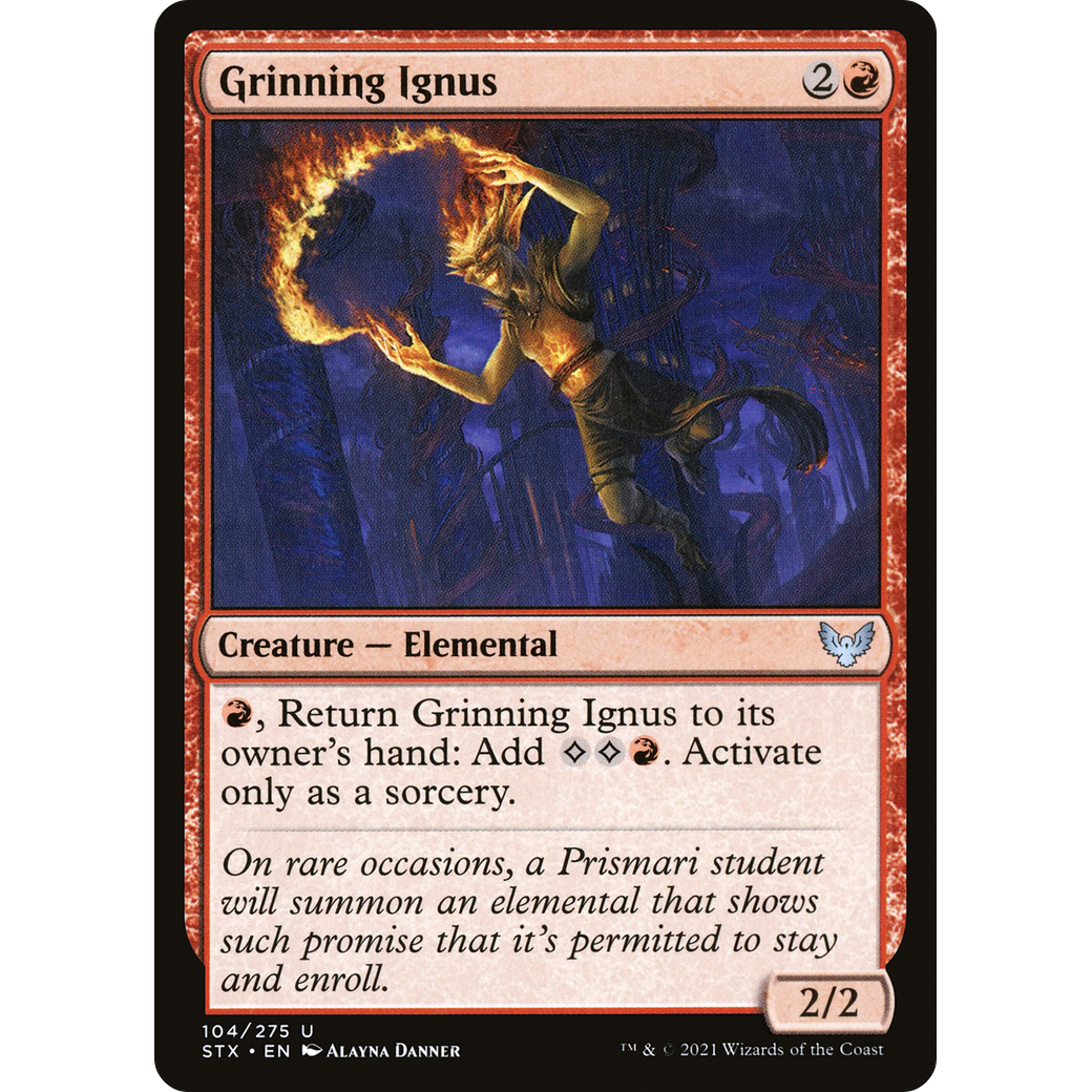 Grinning Ignus (STX-104) - Strixhaven: School of Mages