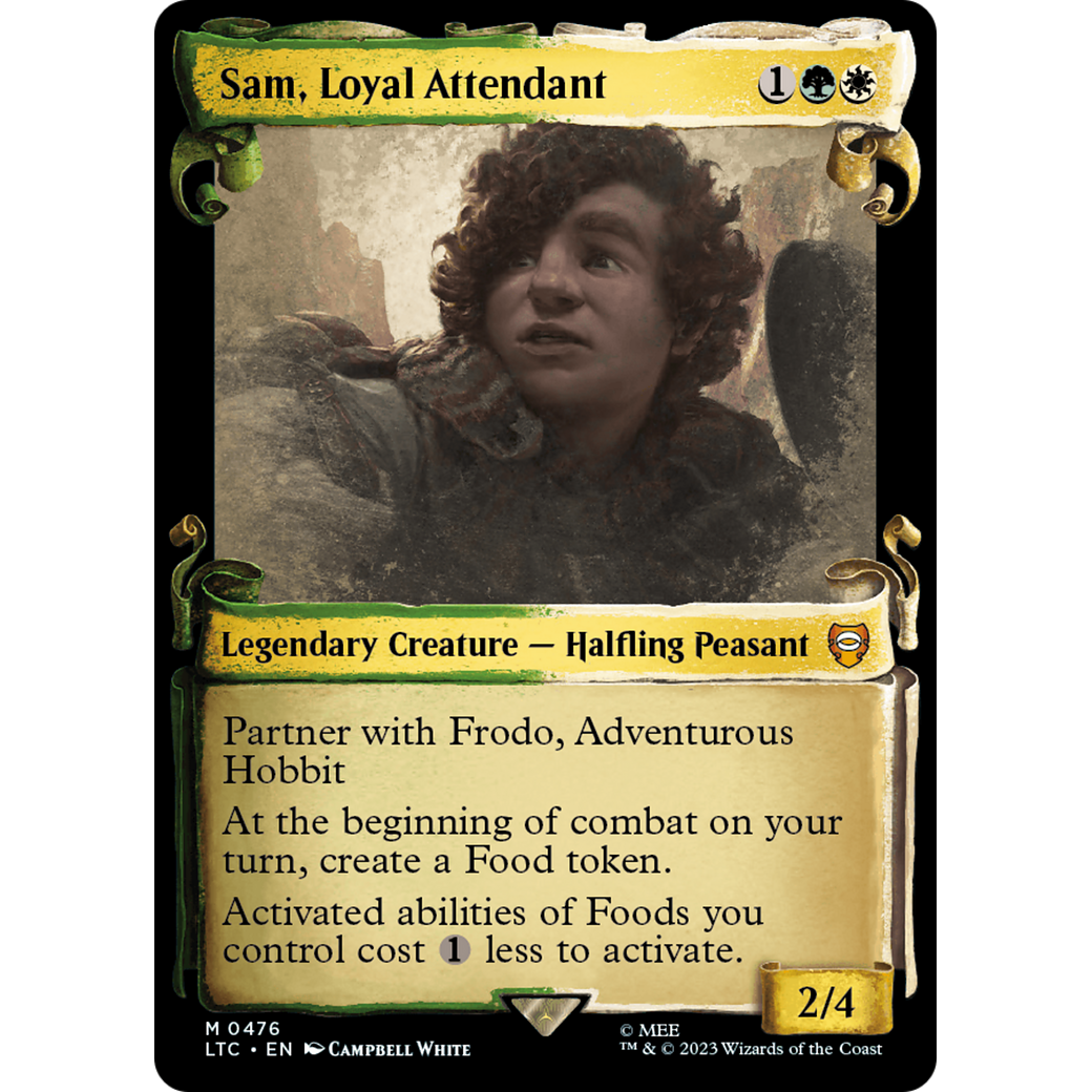 Sam, Loyal Attendant (LTC-476) - Tales of Middle-earth Commander: (Showcase)