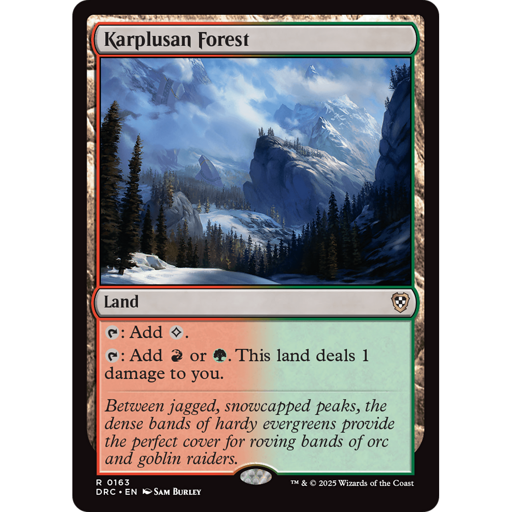 Karplusan Forest (DRC-163) - Commander: Aetherdrift Foil
