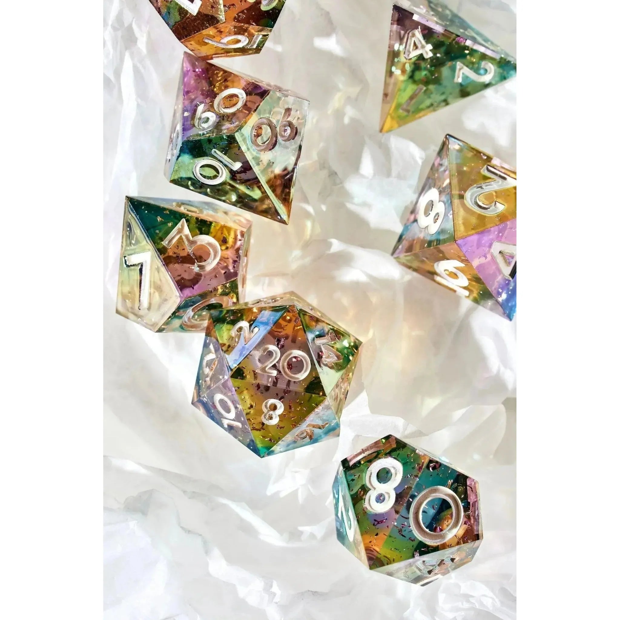 Chroma 7-Piece Iridescent Dice Set
