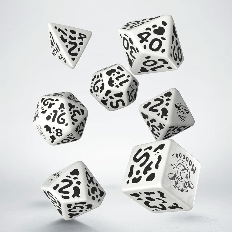 Cow: MOOzilla Set of 7 Polyhedral Dice