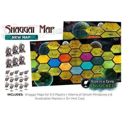 Cthulhu Wars: 6-8 Player Map - Shaggai