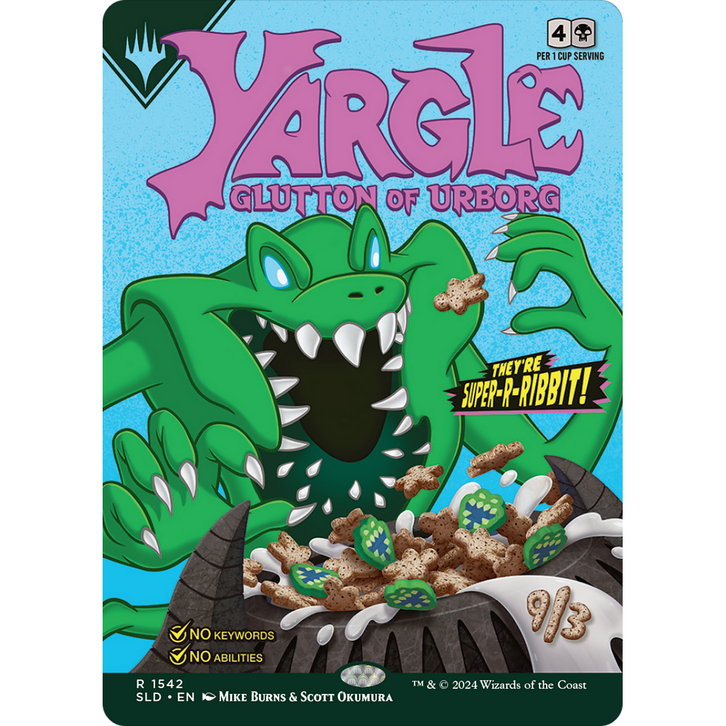 Yargle, Glutton of Urborg (SLD-1542) - Secret Lair Drop (Borderless)