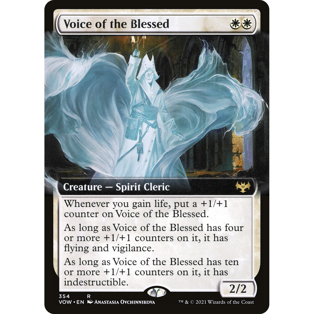 Voice of the Blessed (Extended Art) (VOW-354) - Innistrad: Crimson Vow: (Extended Art)