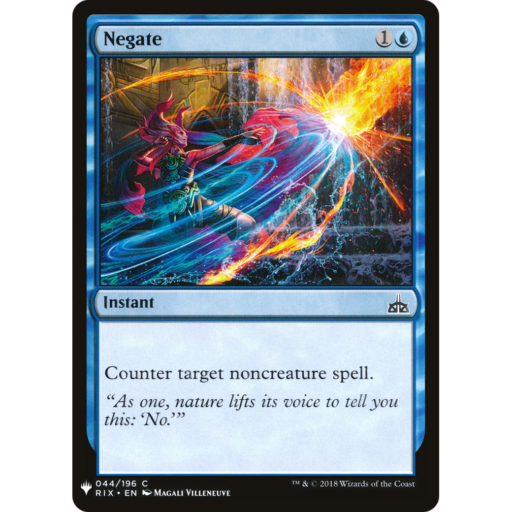 Negate (RIX) (LIST-044) - The List