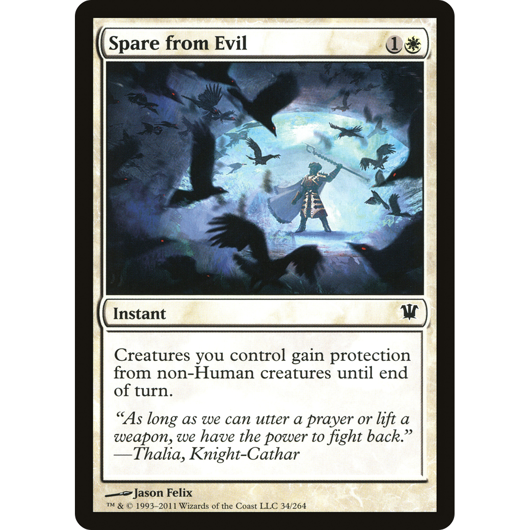 Spare from Evil (ISD-034) - Innistrad