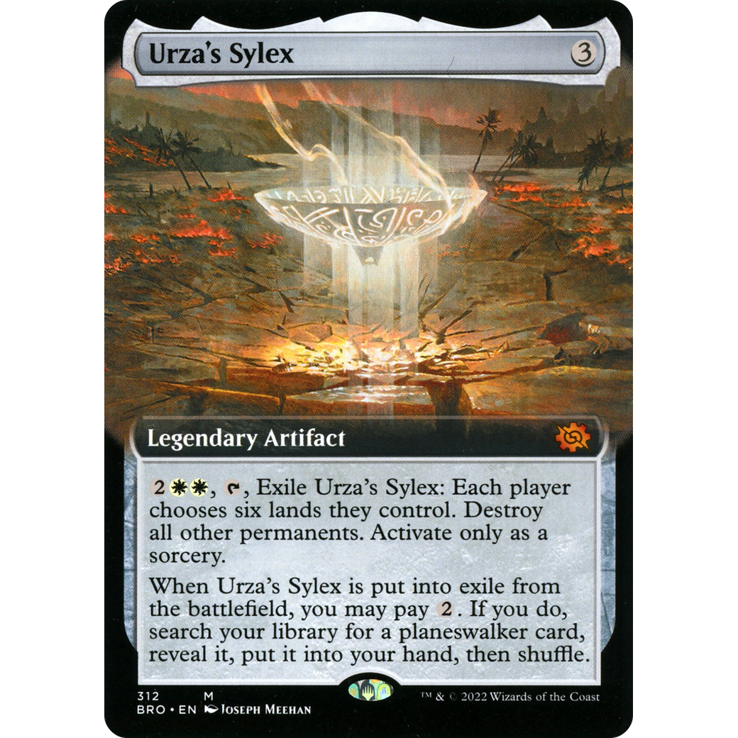 Urza's Sylex (Extended Art) (BRO-312) - The Brothers' War: (Extended Art)