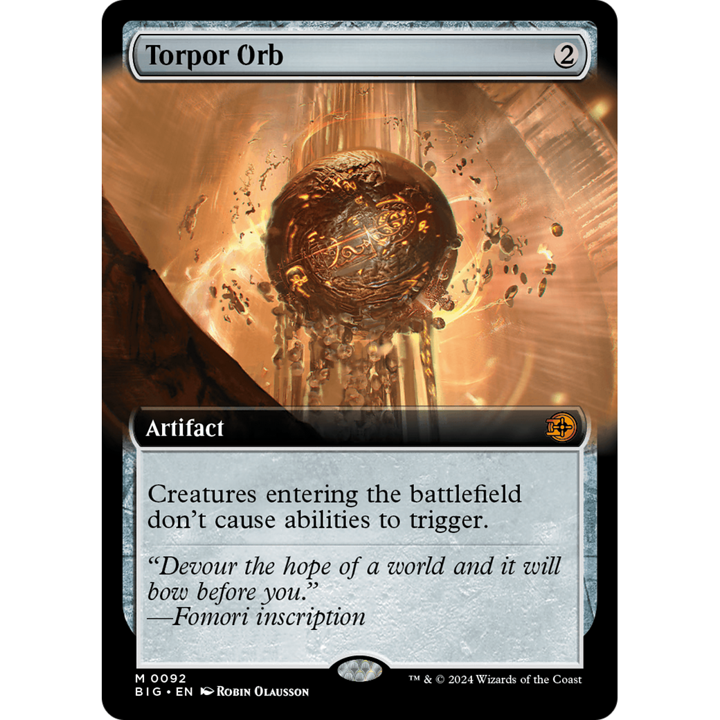 Torpor Orb (Extended Art) (BIG-092) - The Big Score: (Extended Art)