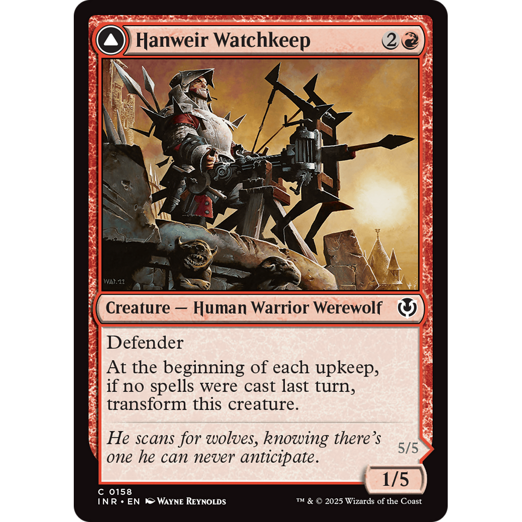 Hanweir Watchkeep // Bane of Hanweir (INR-158) - Innistrad Remastered
