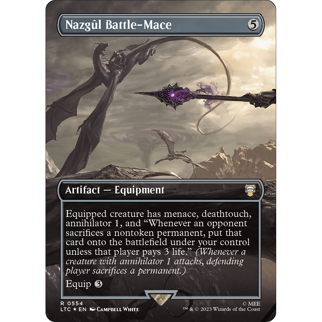 Nazgûl Battle-Mace (LTC-554) - Tales of Middle-earth Commander (Borderless) Foil