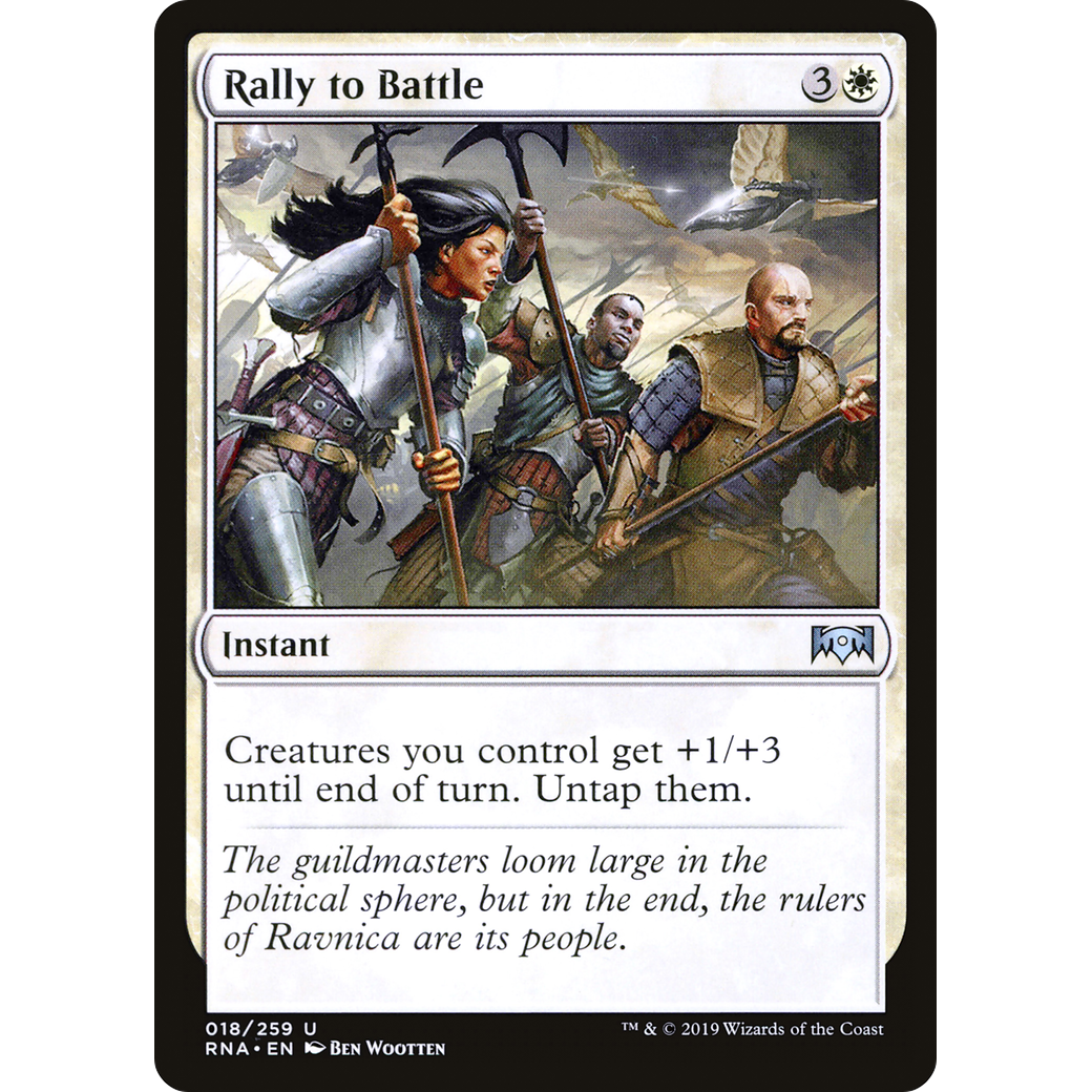 Rally to Battle (RNA-018) - Ravnica Allegiance Foil