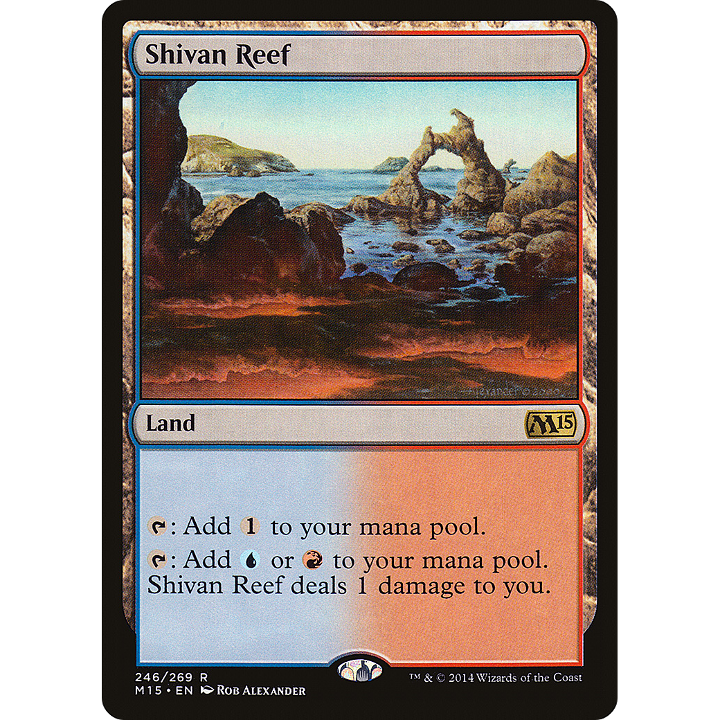 Shivan Reef (M15-246) - Magic 2015 Foil