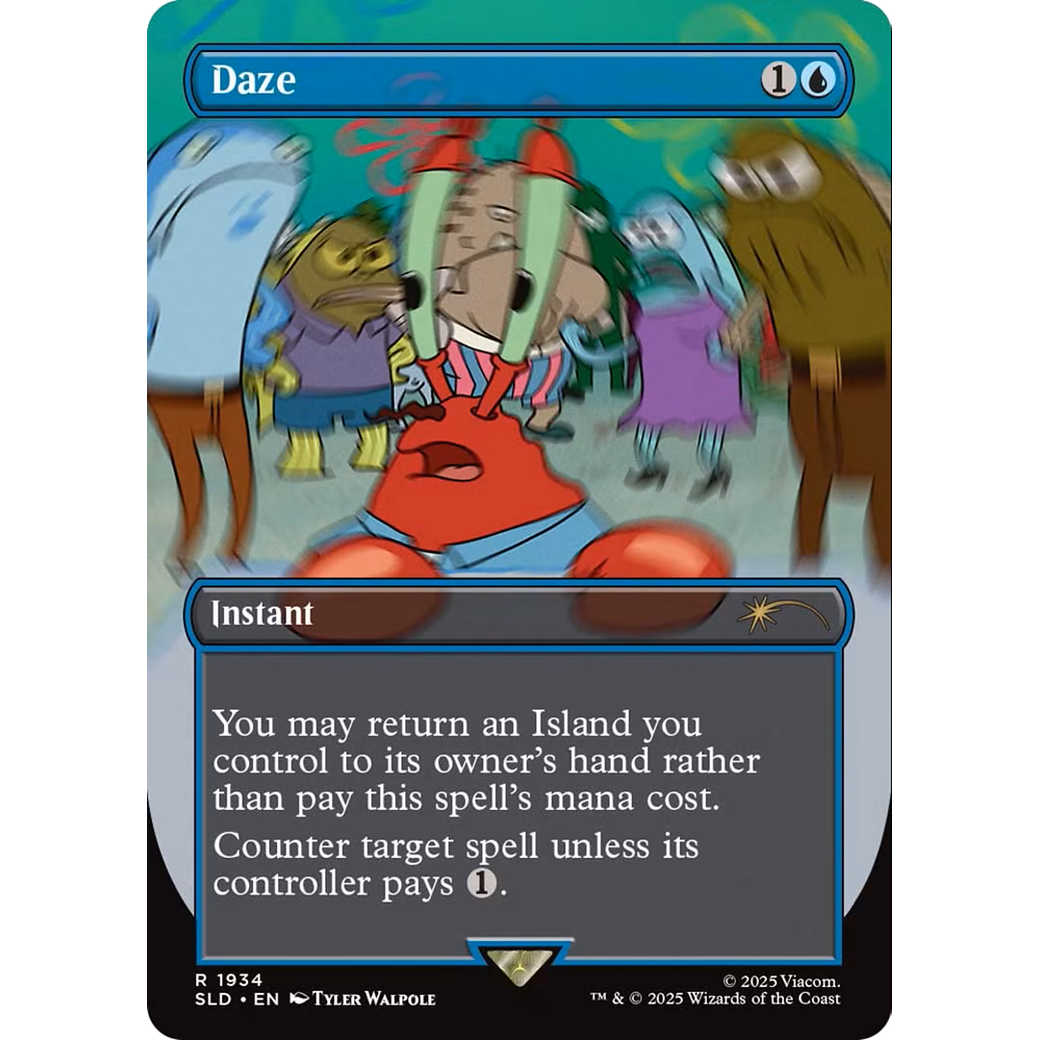 Daze (SLD-1934) - Secret Lair Drop (Borderless)