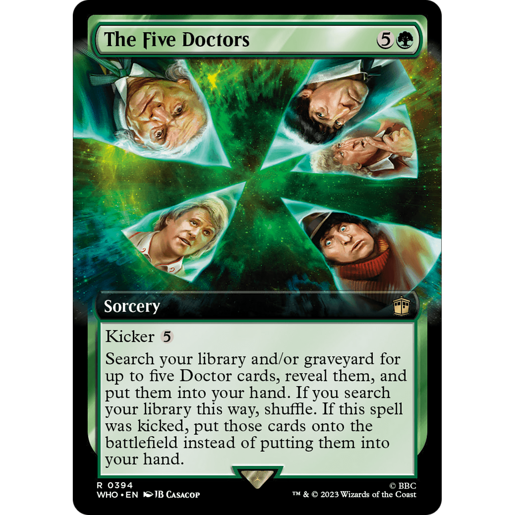 The Five Doctors (Extended Art) (WHO-394) - Doctor Who: (Extended Art)