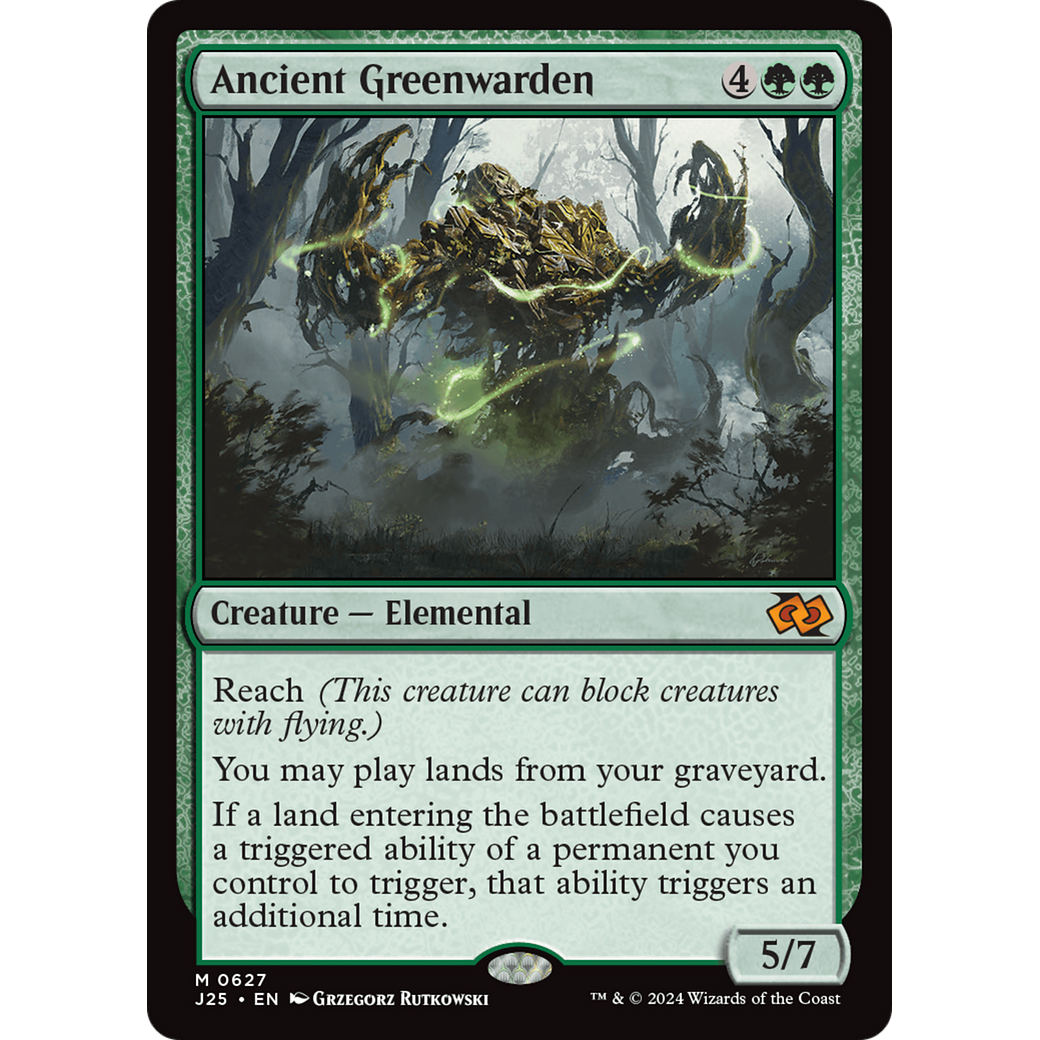 Ancient Greenwarden (J25-627) - Foundations Jumpstart