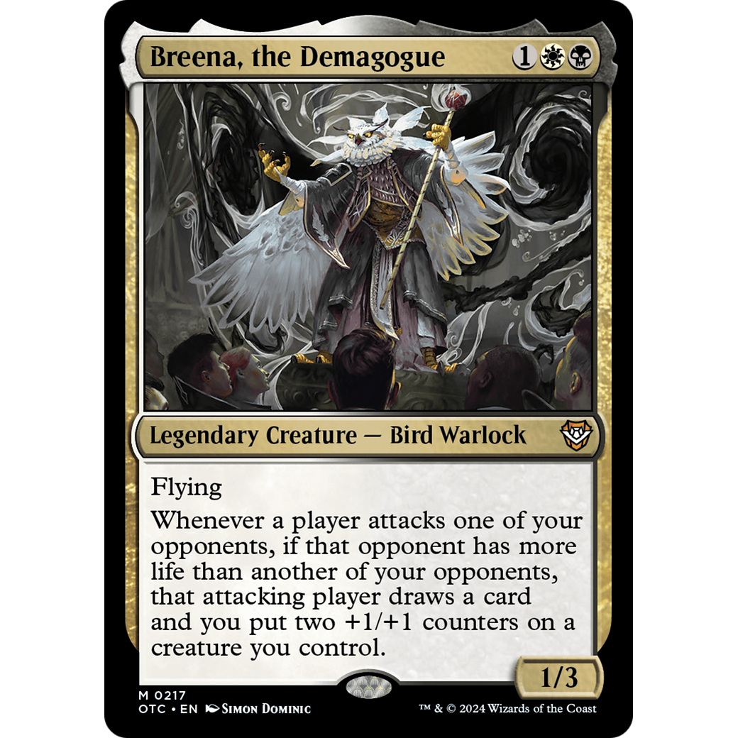 Breena, the Demagogue (OTC-217) - Outlaws of Thunder Junction Commander