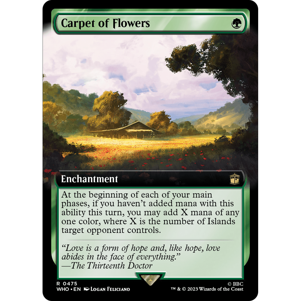 Carpet of Flowers (Extended Art) (WHO-475) - Doctor Who: (Extended Art)